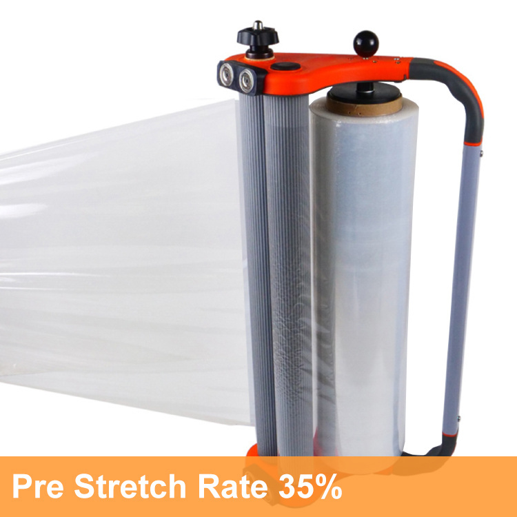 manual stretch film wrap industrial packing stretch wrap dispenser