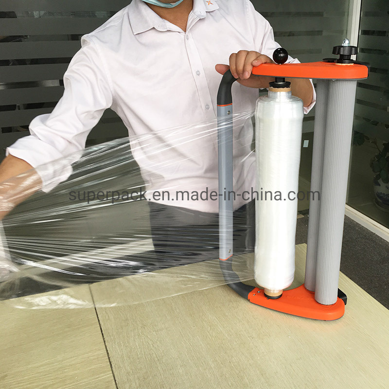manual stretch film wrap industrial packing stretch wrap dispenser