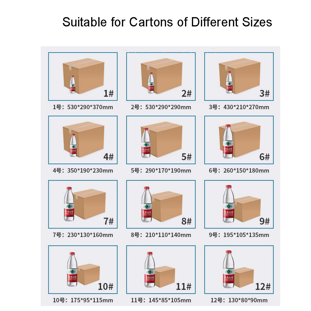carton box sealer machine automatic taping machine with CE