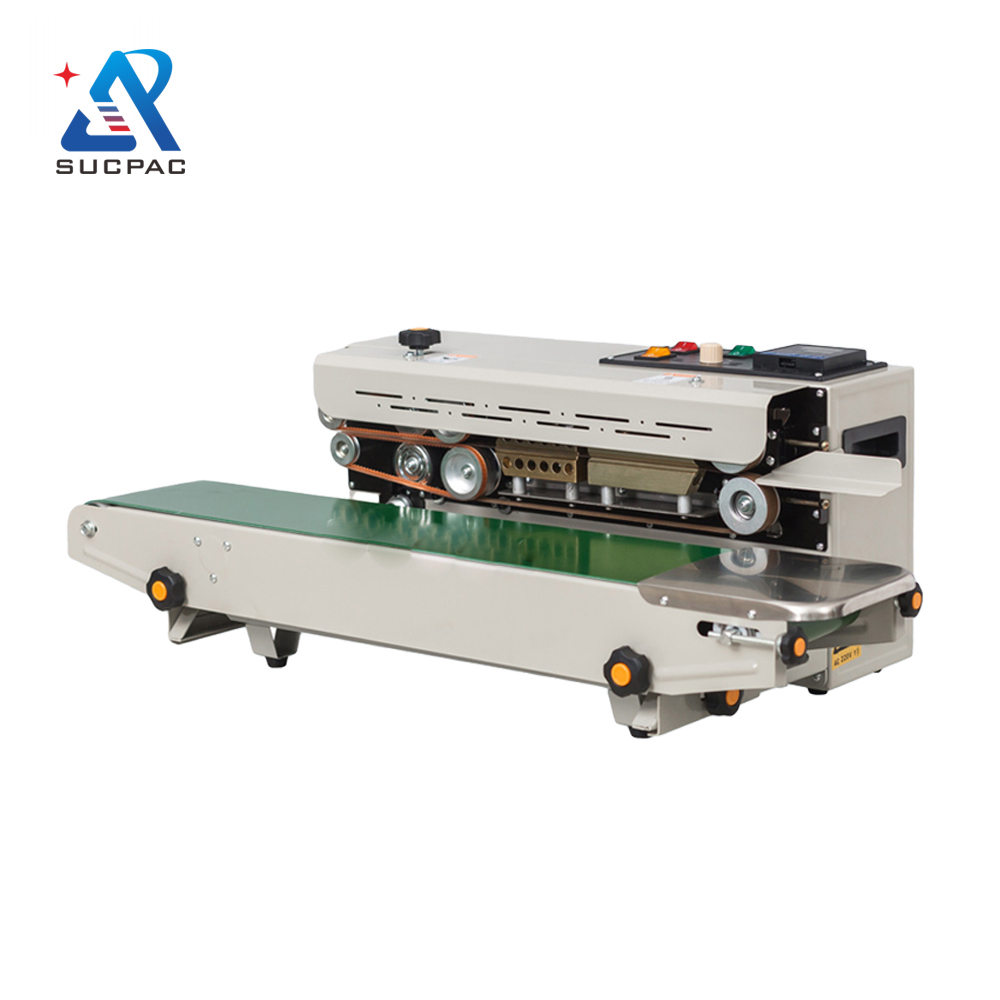 Pouch packing heat sealer vertical bag continuous sealing machine