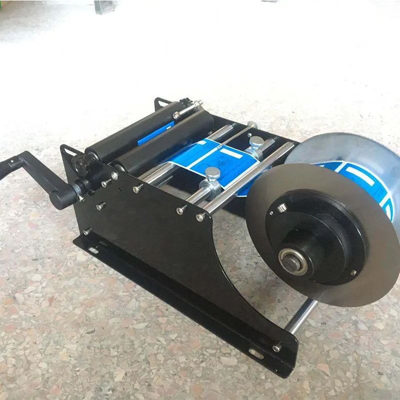 5kg weight Manual label Small Round Bottle Labeling Machine