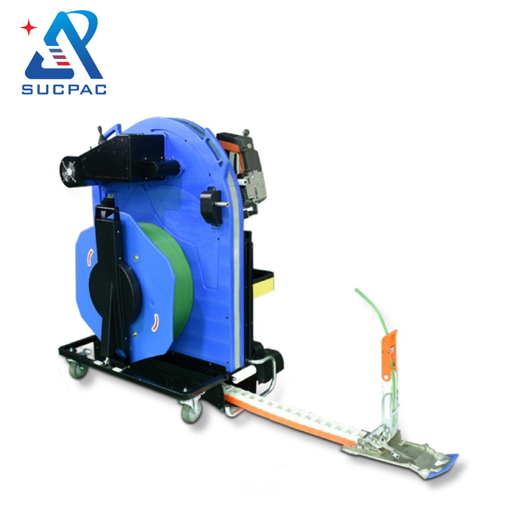 Strap feeding Strapping Machine for Heavy Pallet