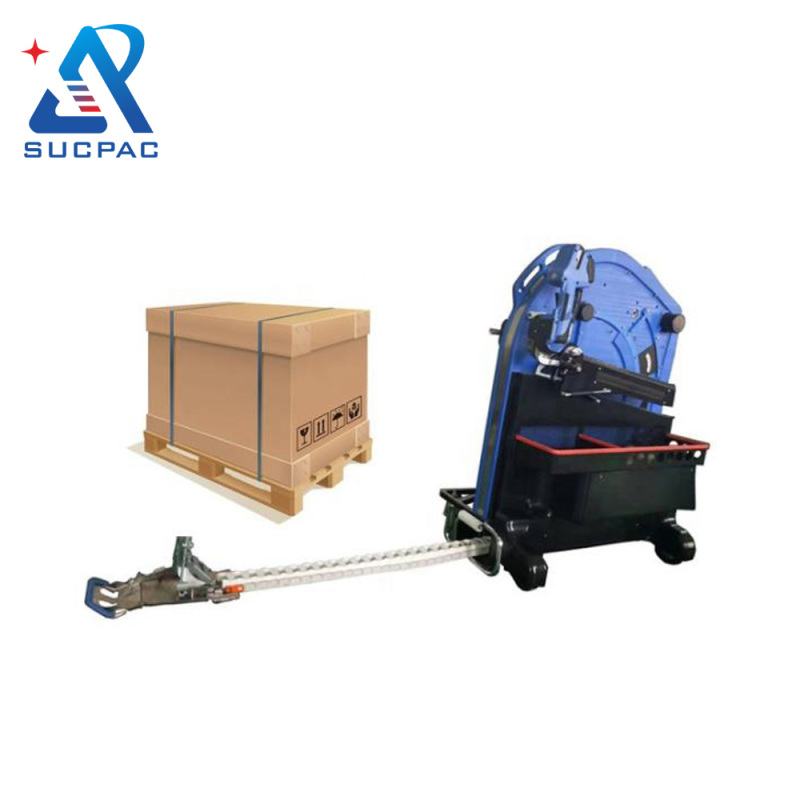 Strap feeding Strapping Machine for Heavy Pallet