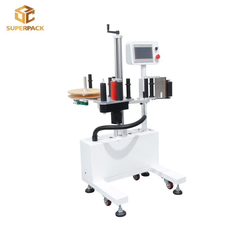 Side labeling machine for PE bags and books