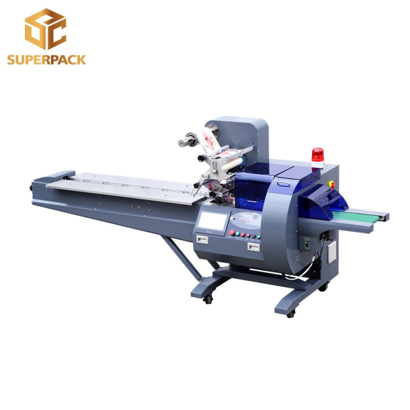 Servo Type Full Automatic Cake Bread Pillow Horizontal Packing Machine