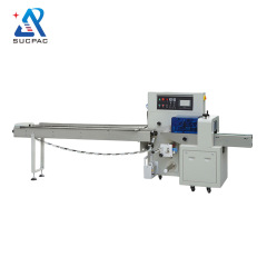 Automatic Flow Servo Production Line Bread Sugar Noddle Cookie Pillow Packing Machine