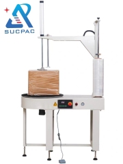 Desktop Manual film wrapper Machine for Carton with foot pedal