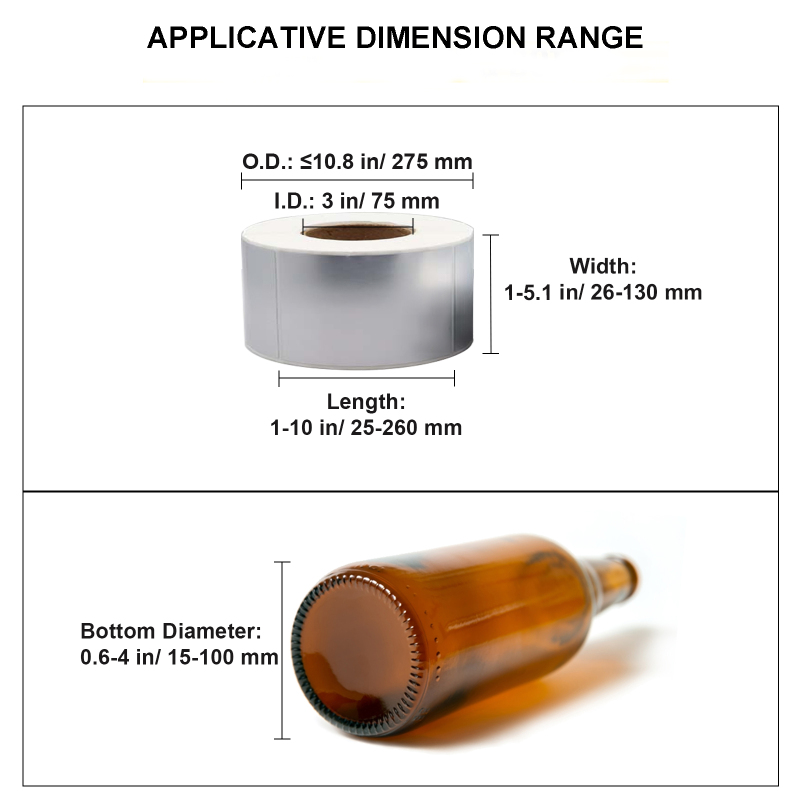 Manual Labeling Machine For Cosmetics Small Size Plastic Bottle