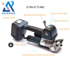 Cheap Price Electric Hand Strapping Machine with Two Batteries PP Pet Strapping Tool
