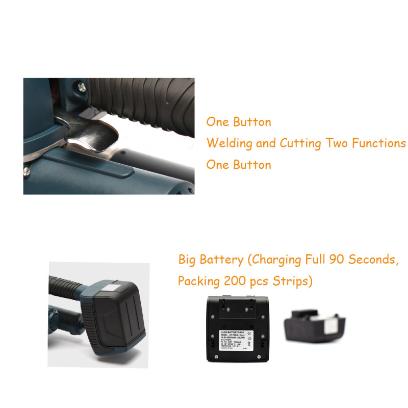 Battery Strap Tool 25 mm PP PET Banding machine for Carton