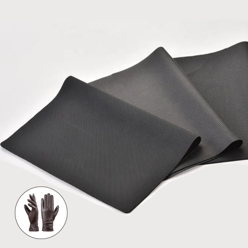 PU leather fabric for gloves electrical conductive leather