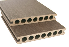 Round Hole linear Coextrusion Decking