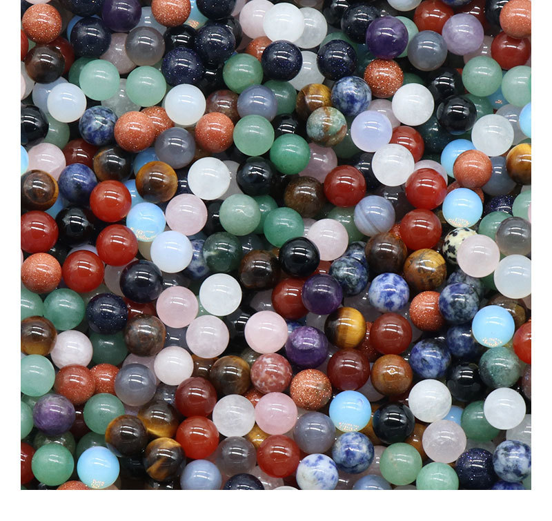 10MM non-porous beads natural crystal semi-precious stones beads scattered beads diy stone jewelry material