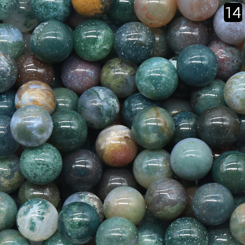 10MM non-porous beads natural crystal semi-precious stones beads scattered beads diy stone jewelry material