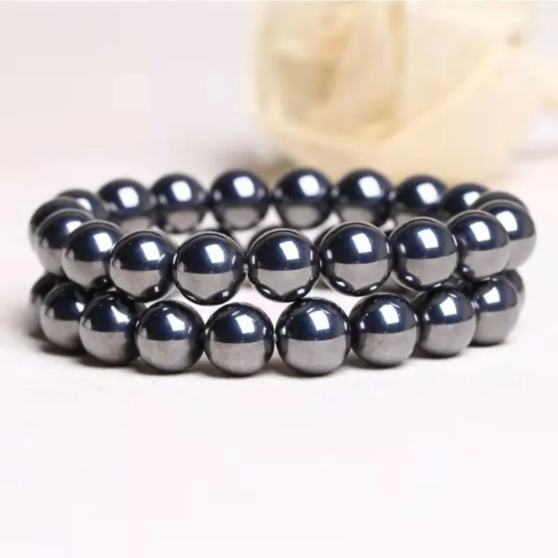 Outer single hot selling genuine terahertz bracelet couple energy stone ball bracelet jewelry