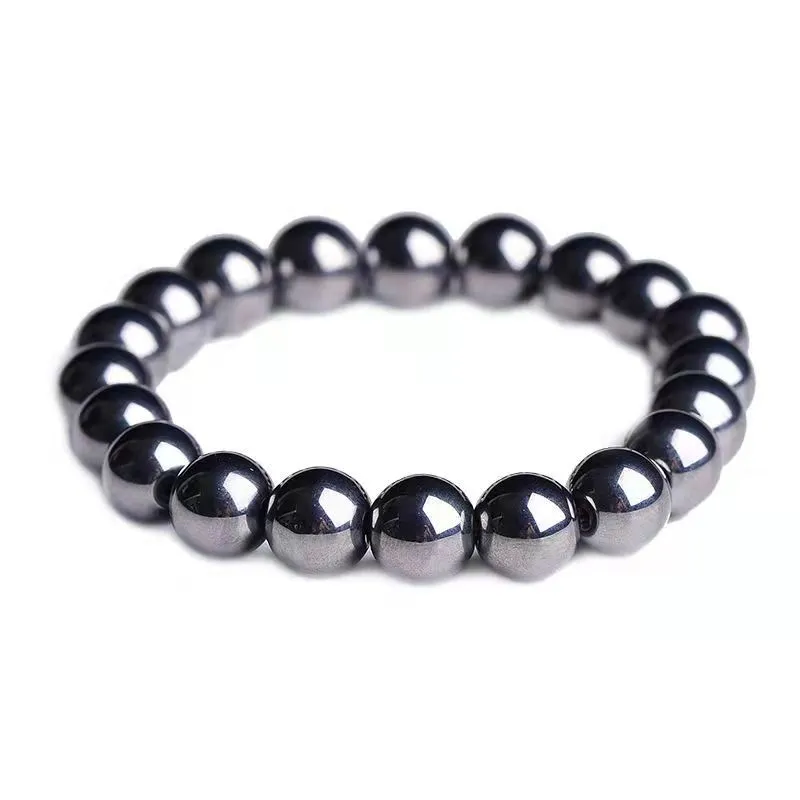 Outer single hot selling genuine terahertz bracelet couple energy stone ball bracelet jewelry