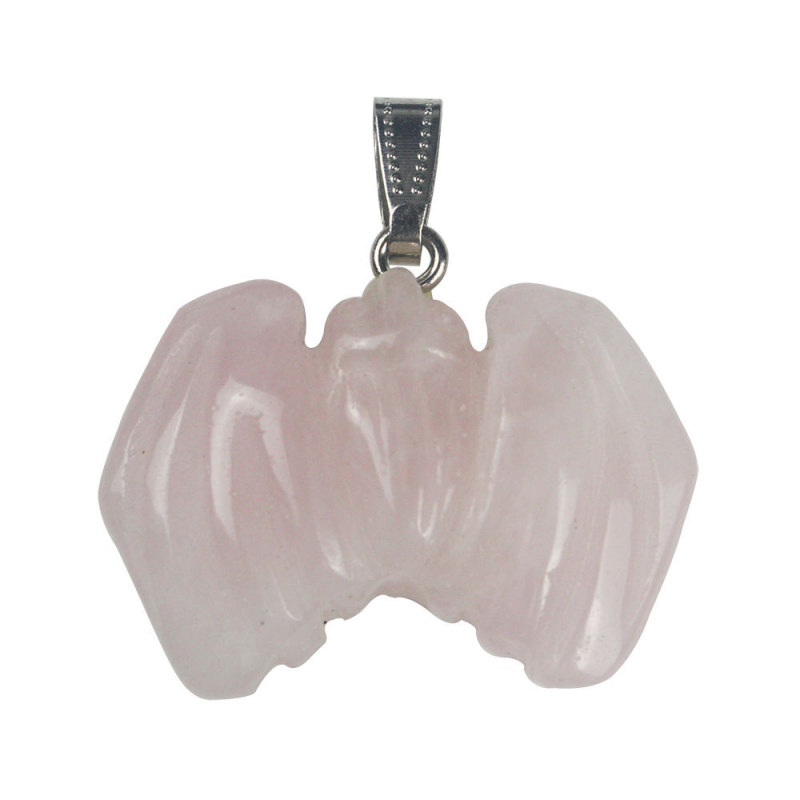 Outer single hot selling natural crystal jade carving piece bat pendant