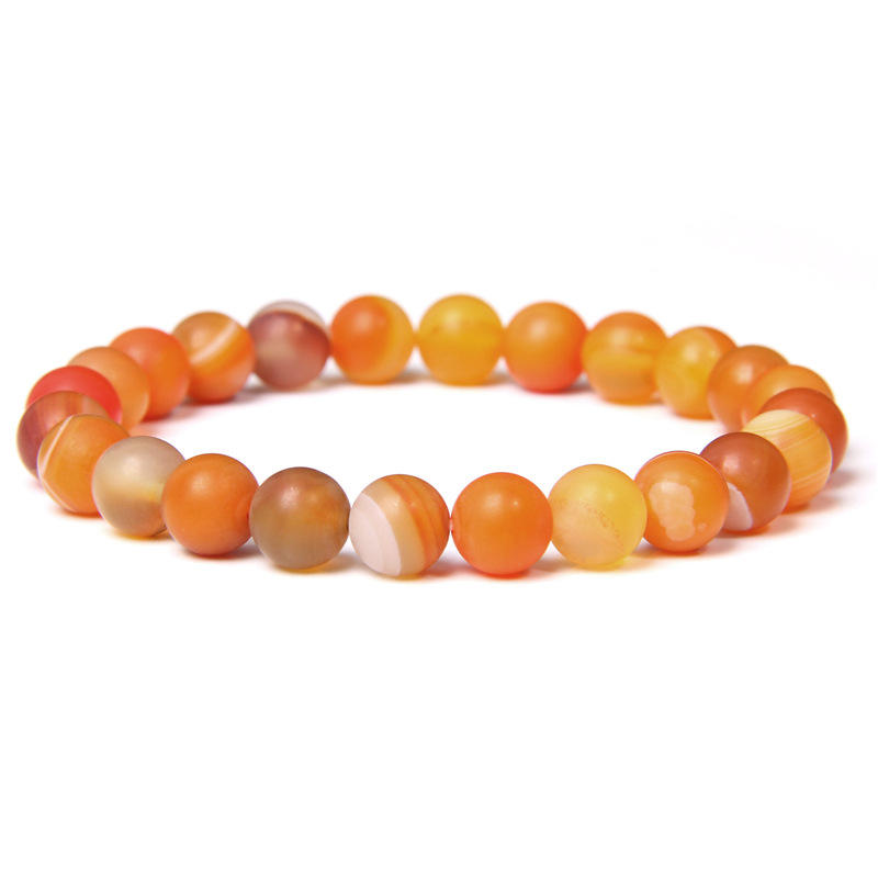 Foreign orders Hot selling Natural Crystal Agate Colorful Wholesale Retail Bracelet