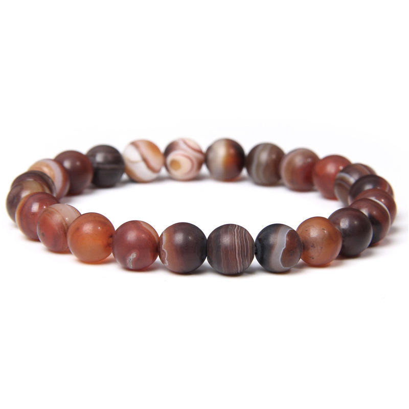 Foreign orders Hot selling Natural Crystal Agate Colorful Wholesale Retail Bracelet
