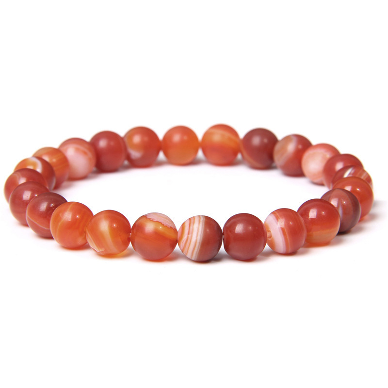 Foreign orders Hot selling Natural Crystal Agate Colorful Wholesale Retail Bracelet