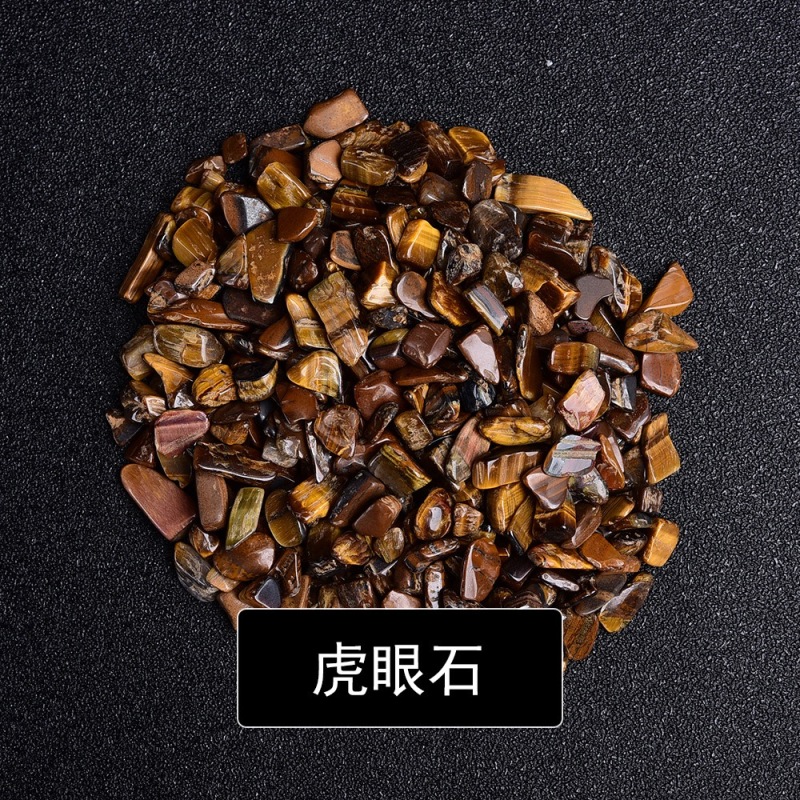 Outer single hot selling natural crystal crushed stone demagnetizing stone crushed stone wholesale 100g per pack