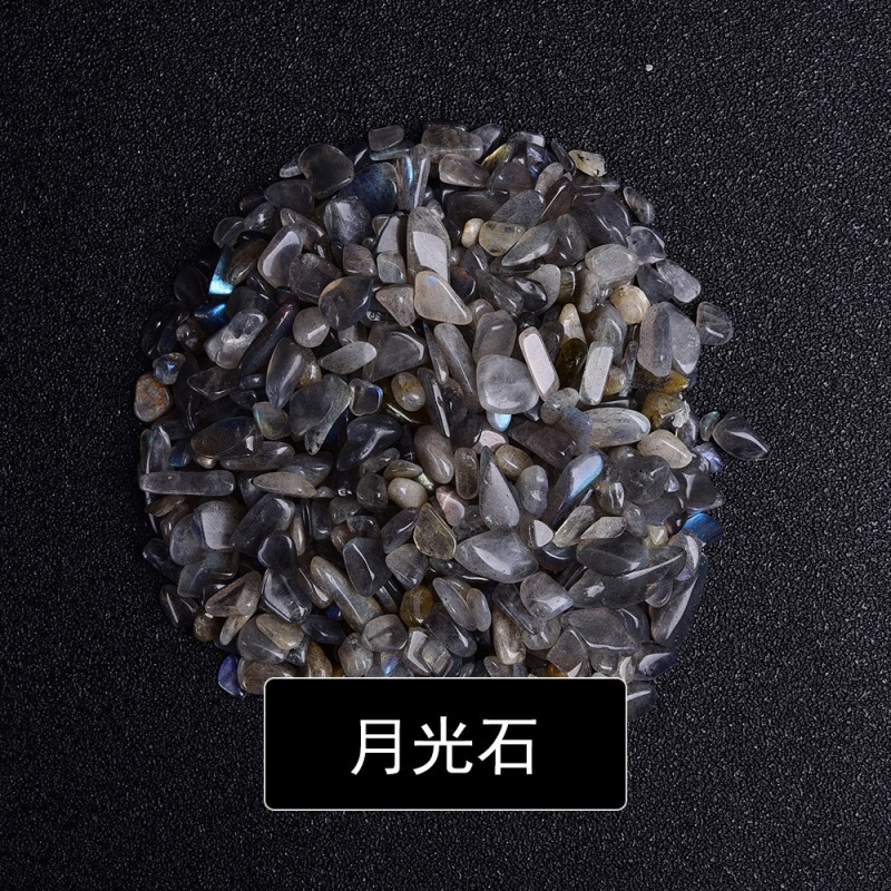 Outer single hot selling natural crystal crushed stone demagnetizing stone crushed stone wholesale 100g per pack