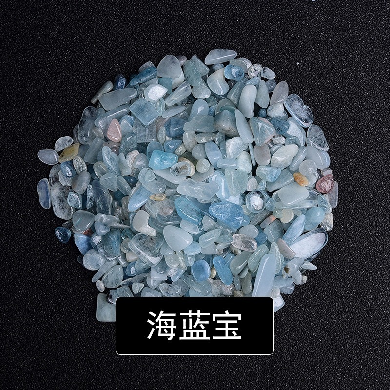 Outer single hot selling natural crystal crushed stone demagnetizing stone crushed stone wholesale 100g per pack