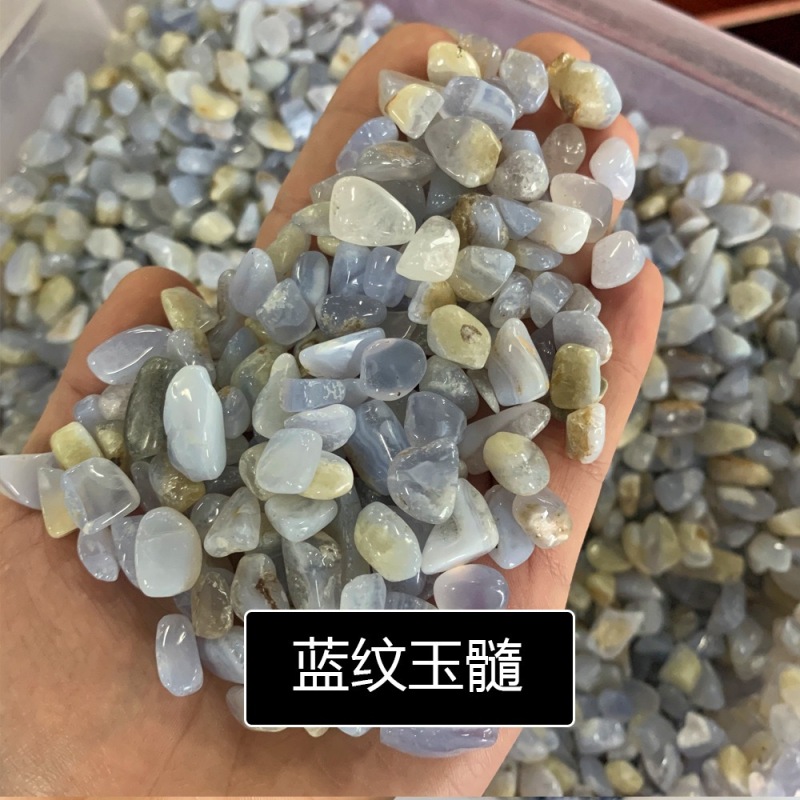 Outer single hot selling natural crystal crushed stone demagnetizing stone crushed stone wholesale 100g per pack