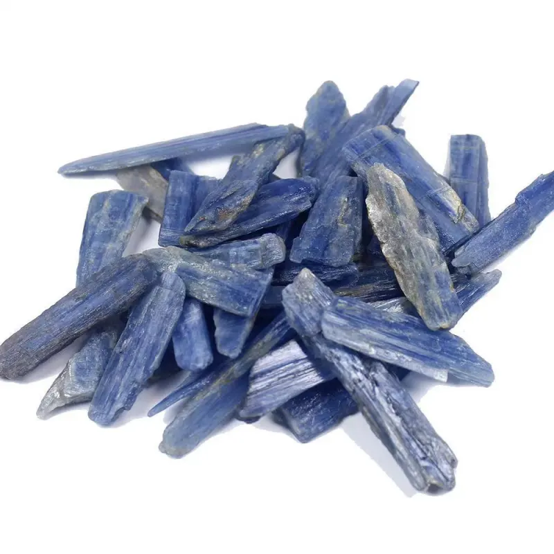 Outside single hot selling natural crystal rough blue crystal strip chips DIY handmade accessories pendant ornaments