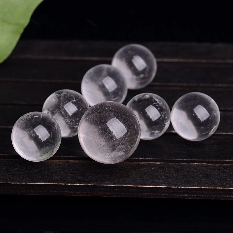 Outer single hot selling natural clear quartz rough polished sphere round non-porous energy stone home decoration