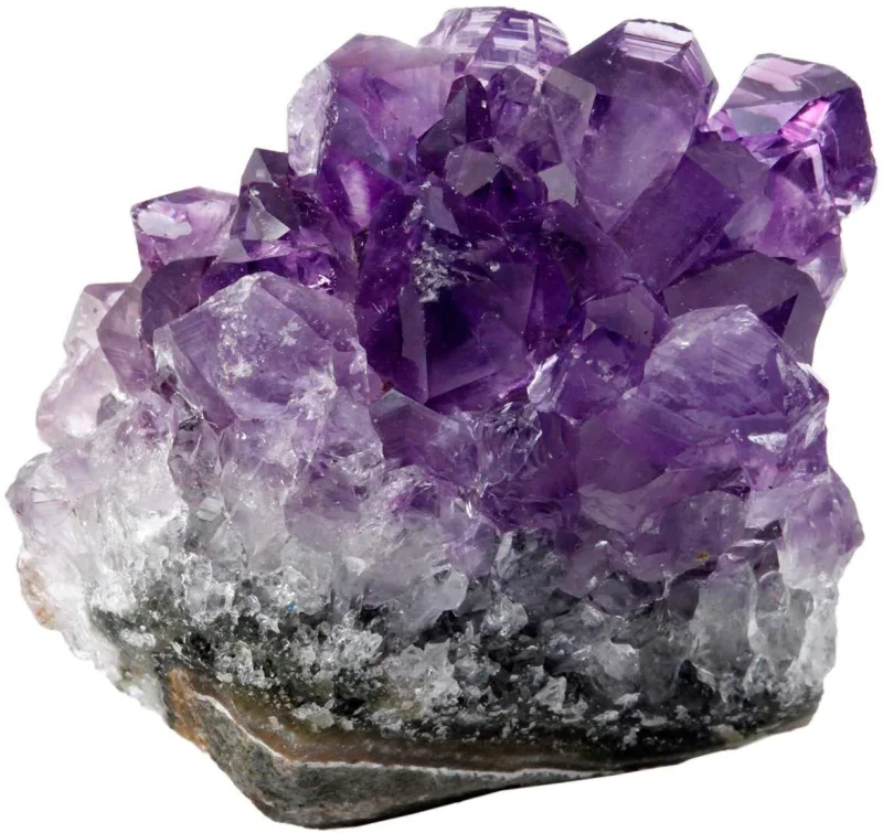 Outer single hot selling natural amethyst Uruguay rough stone raw ore crystal cluster power stone home diy jewelry