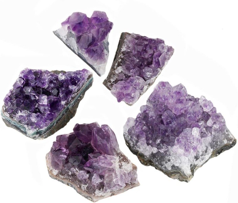 Outer single hot selling natural amethyst Uruguay rough stone raw ore crystal cluster power stone home diy jewelry