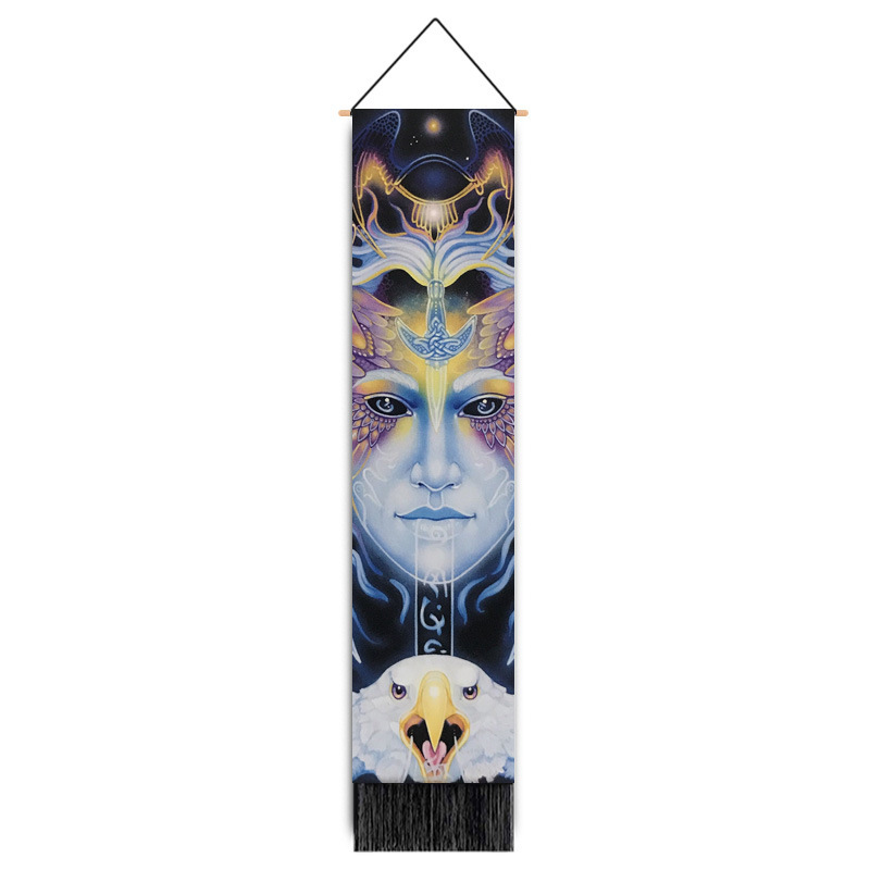 Totem snake mural hanging cloth digital printing background cloth decoration