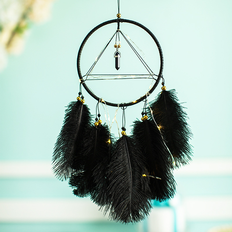 Ostrich Feather Dream Catcher