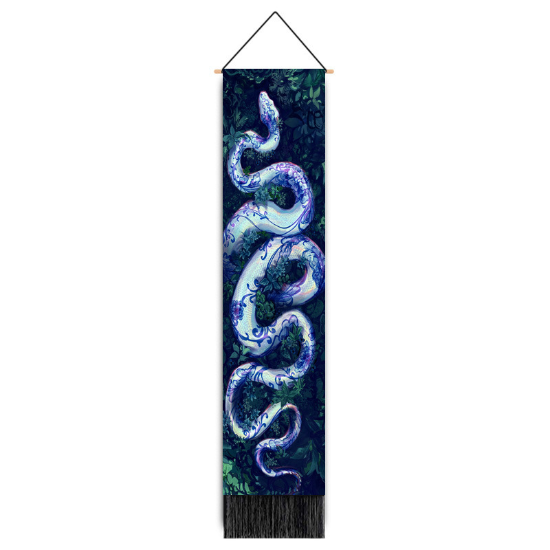 Totem snake mural hanging cloth digital printing background cloth decoration
