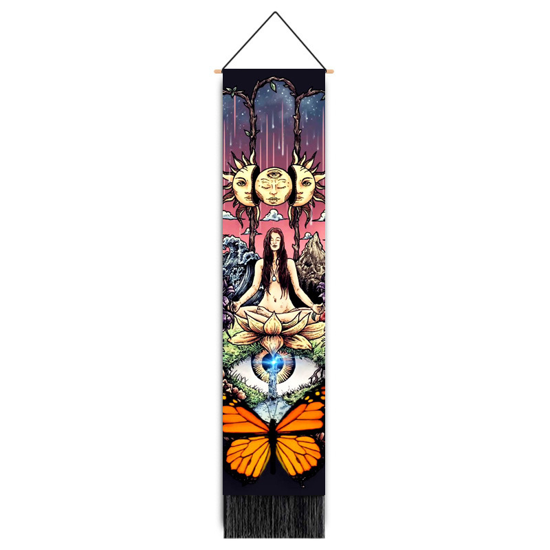 Totem snake mural hanging cloth digital printing background cloth decoration