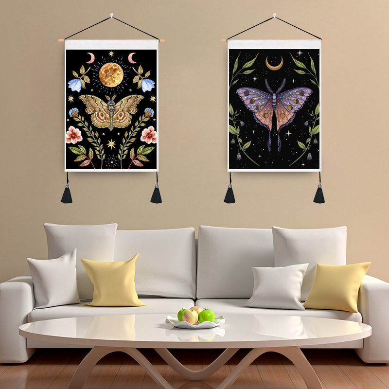 Hanging Wall Tapestry Digital Printing Tapestry Butterfly Series