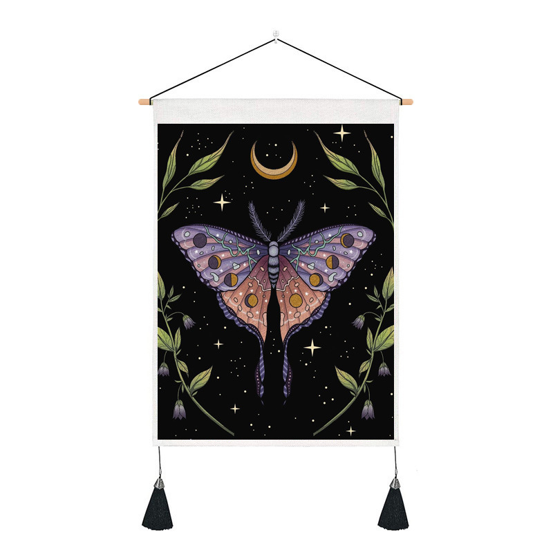 Hanging Wall Tapestry Digital Printing Tapestry Butterfly Series