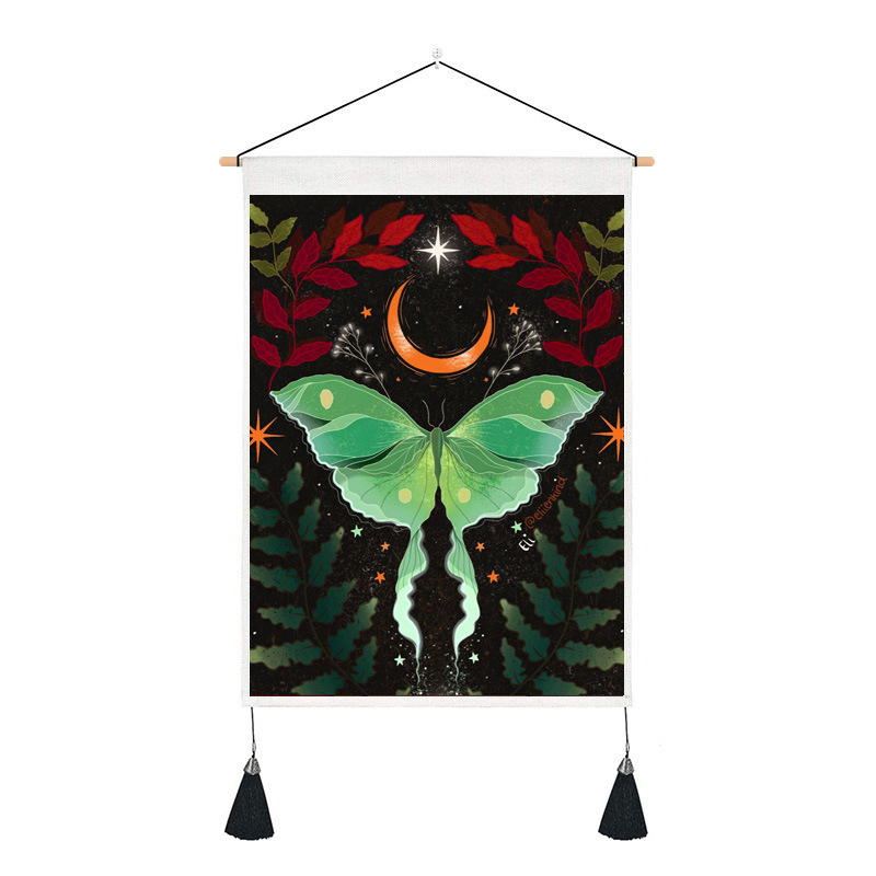 Hanging Wall Tapestry Digital Printing Tapestry Butterfly Series