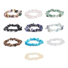 crystal chips bracelet