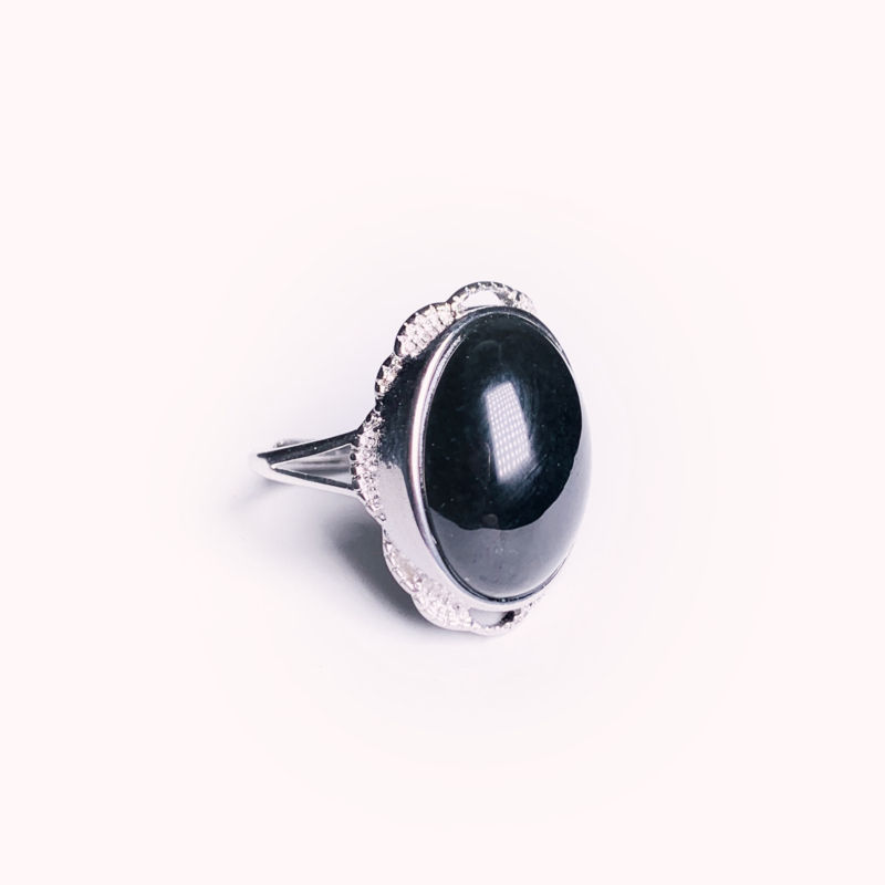 Hot sale vintage obsidian, rainbow obsidian ring