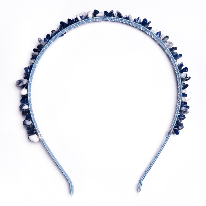 hot sale Blue-vein stone headband