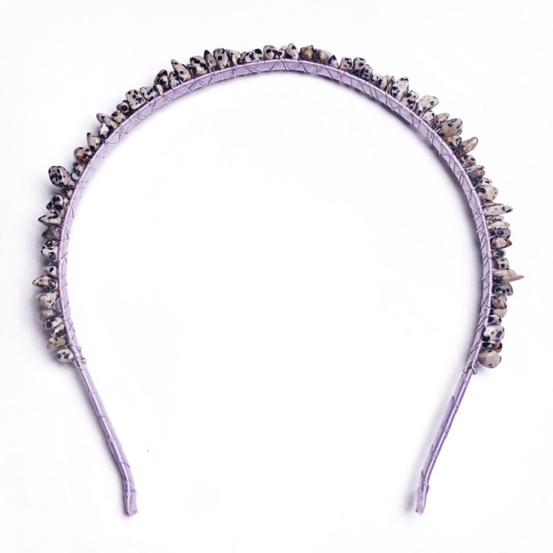 hot selling dalmatian jasper headband