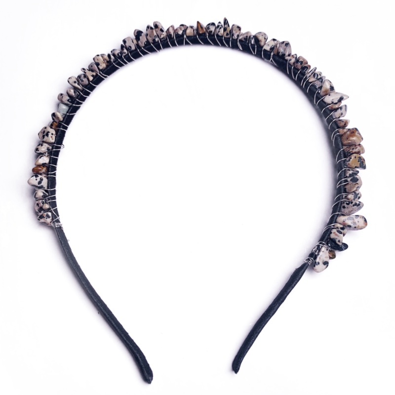 hot selling dalmatian jasper headband