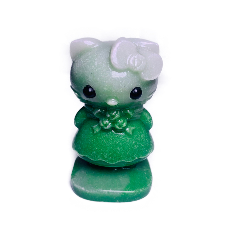 Hot Selling Glow-in-the-Dark Resin hello kitty