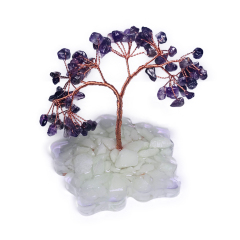 1. Amethyst tree (resin base glows in the dark)