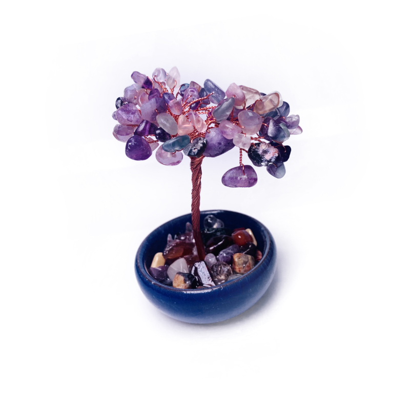 Hot selling ceramic bowl base fortune tree