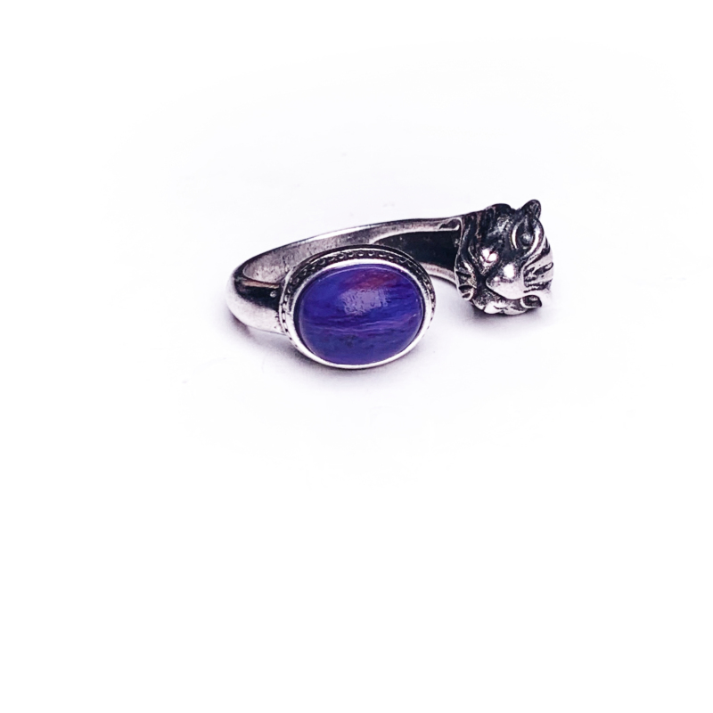 Hot Selling charoite Faceted Rings