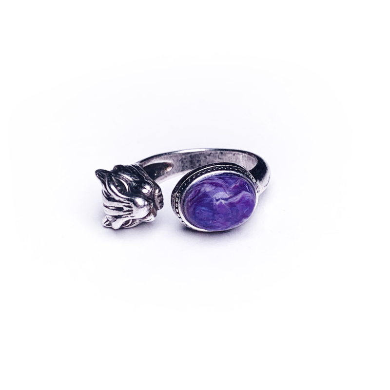 Hot Selling charoite Faceted Rings