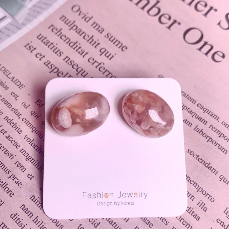 Best Selling Sterling Silver Earrings, Sakura agate Earrings